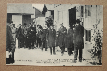 Ansichtskarte AK Paris 1920 Ausstellung Präsident Besuch MM Deschanel Isaac Roger Hall de la Bujouterie Ortsansicht Frankreich France 75 Paris